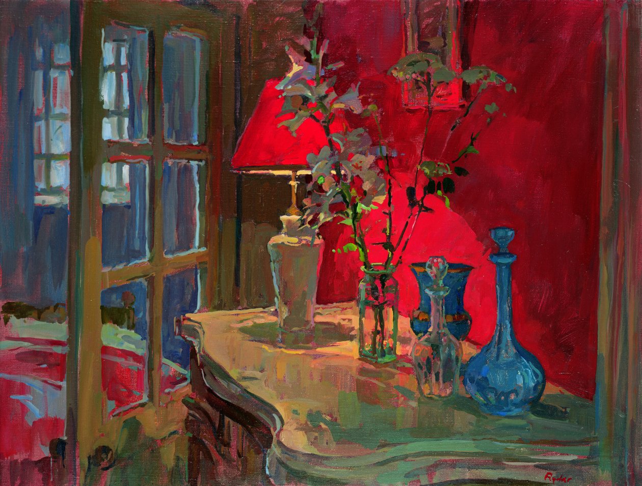 Lampe rouge - Susan Ryder