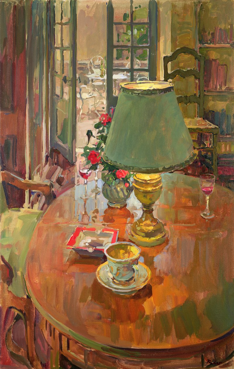 Porte vers la terrasse - Susan Ryder