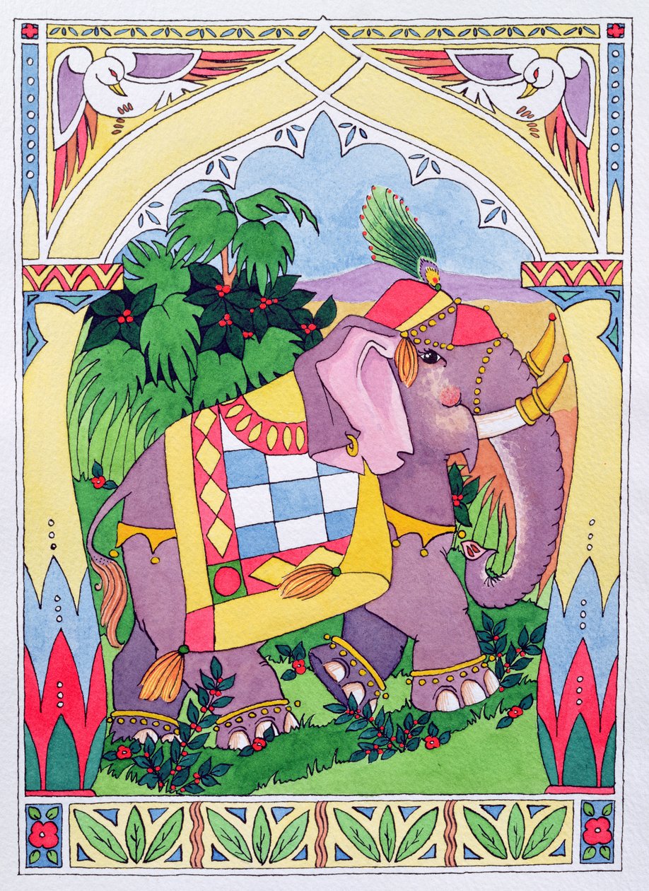 Éléphant arabe - Suzanne Bailey
