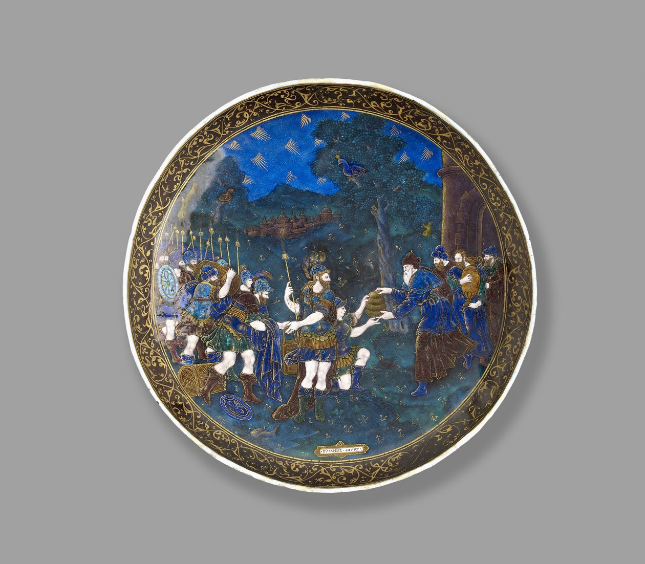 Coupe: Abraham et Melchisédech, c. 1600 - Suzanne de Court