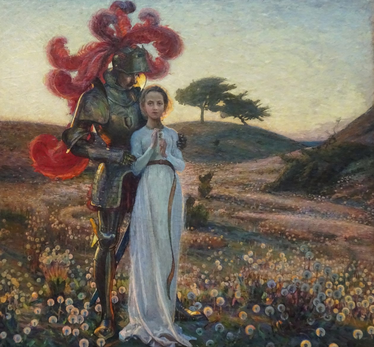 Le Chevalier et la Jeune Fille - Sven Richard Bergh
