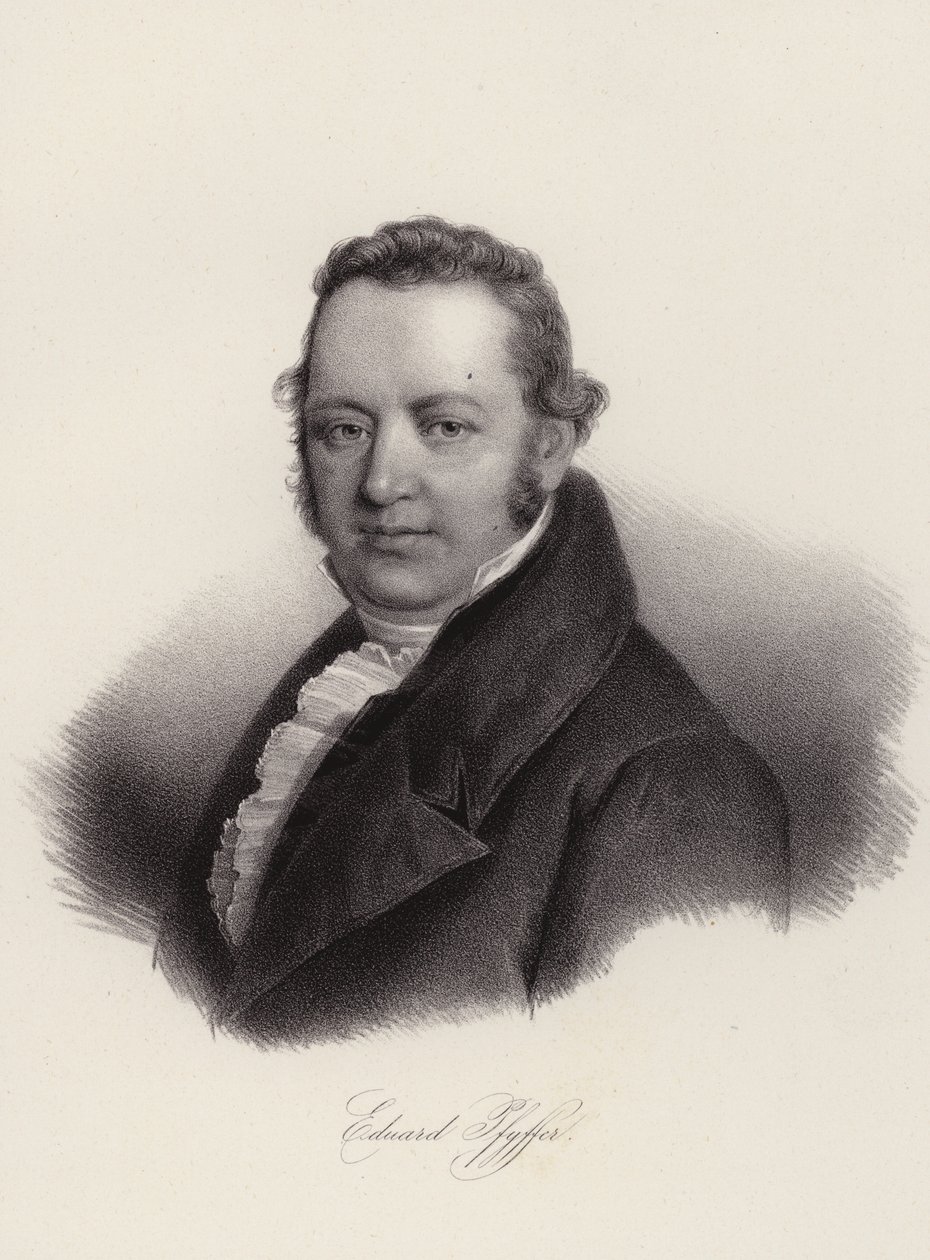 Karl Pfyffer von Altishofen, politicien suisse (gravure) - Swiss School