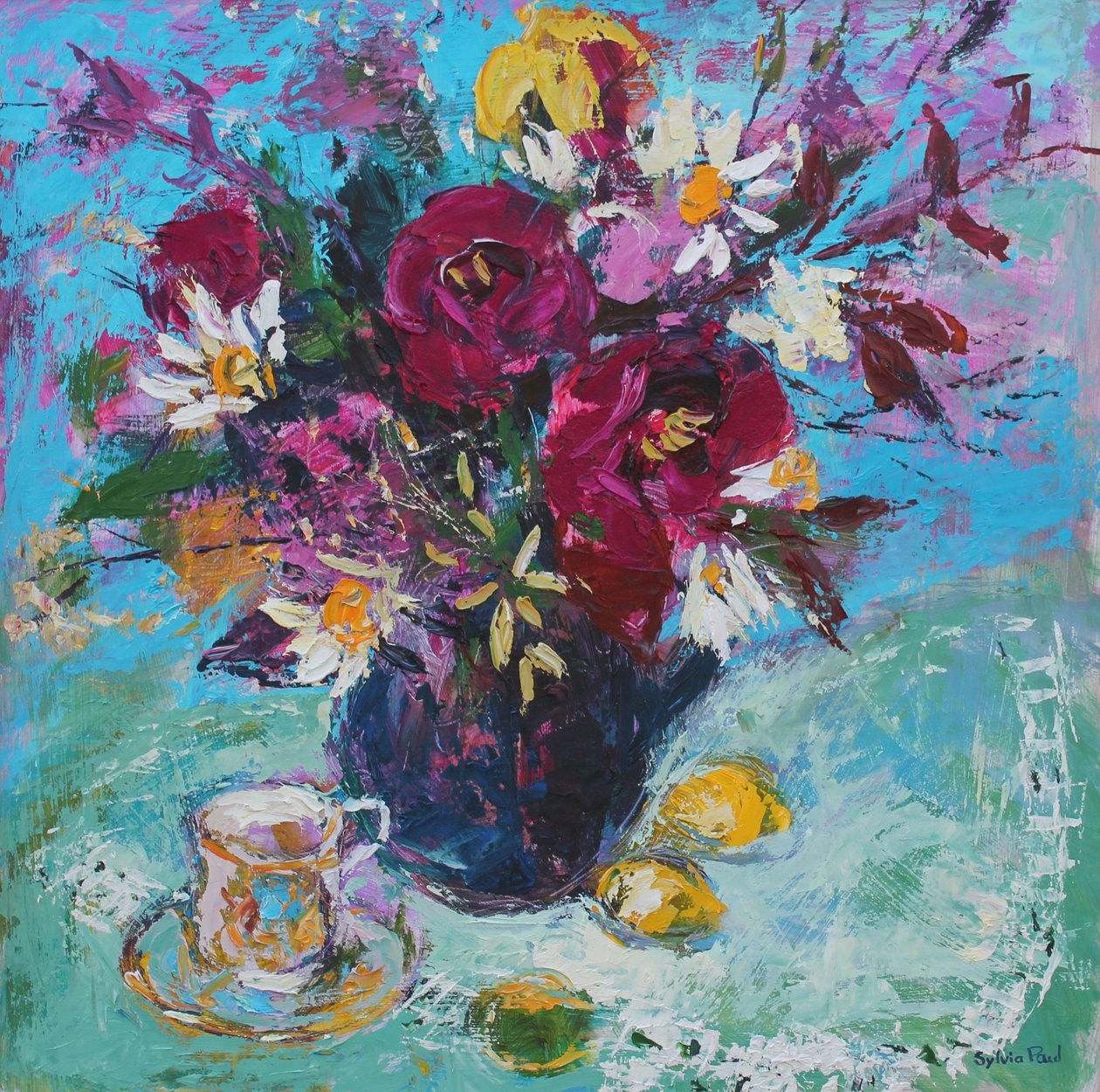 Nature morte avec tasse de thé, 2013 - Sylvia Paul