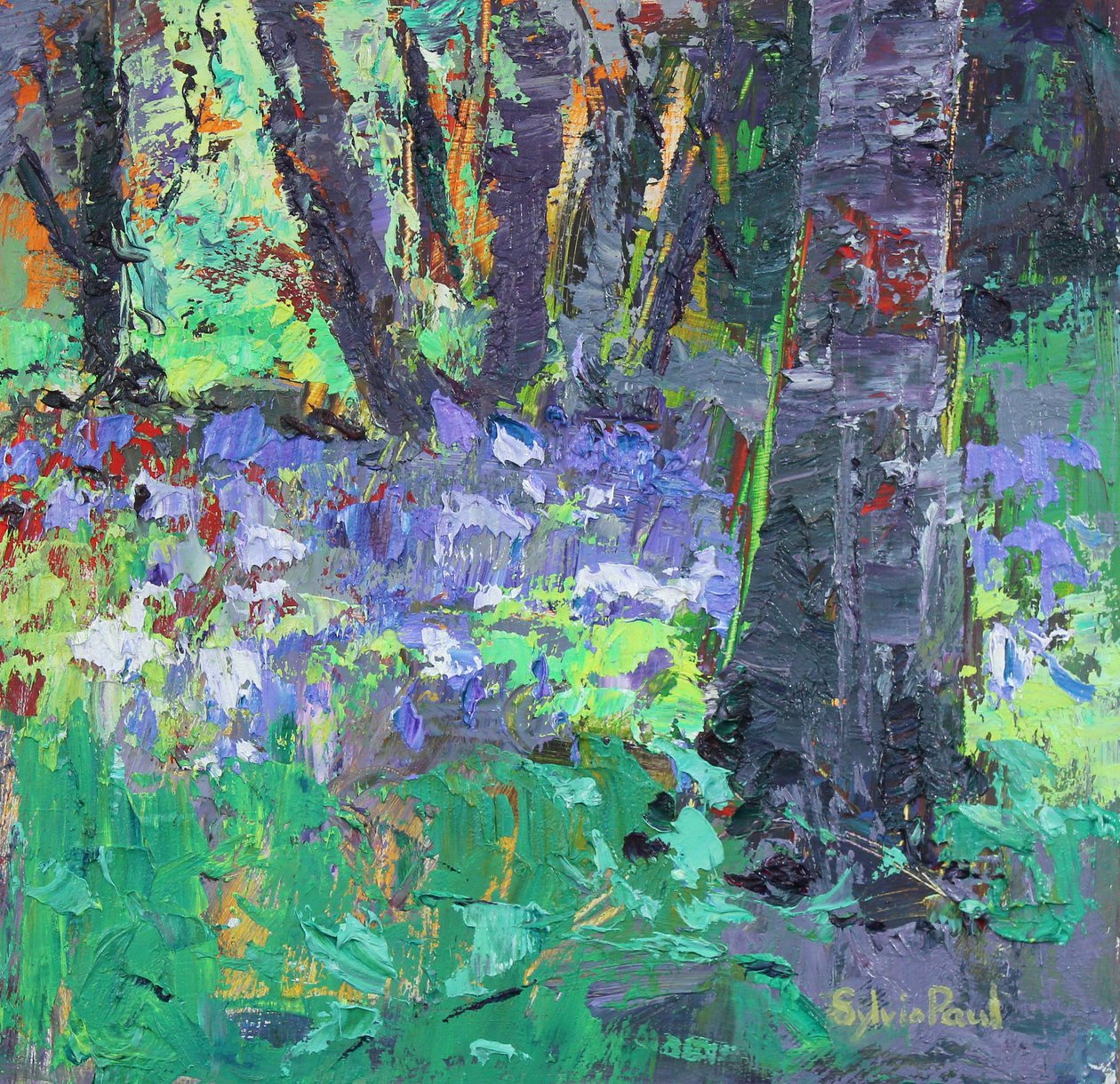 Patch de jacinthes - Sylvia Paul