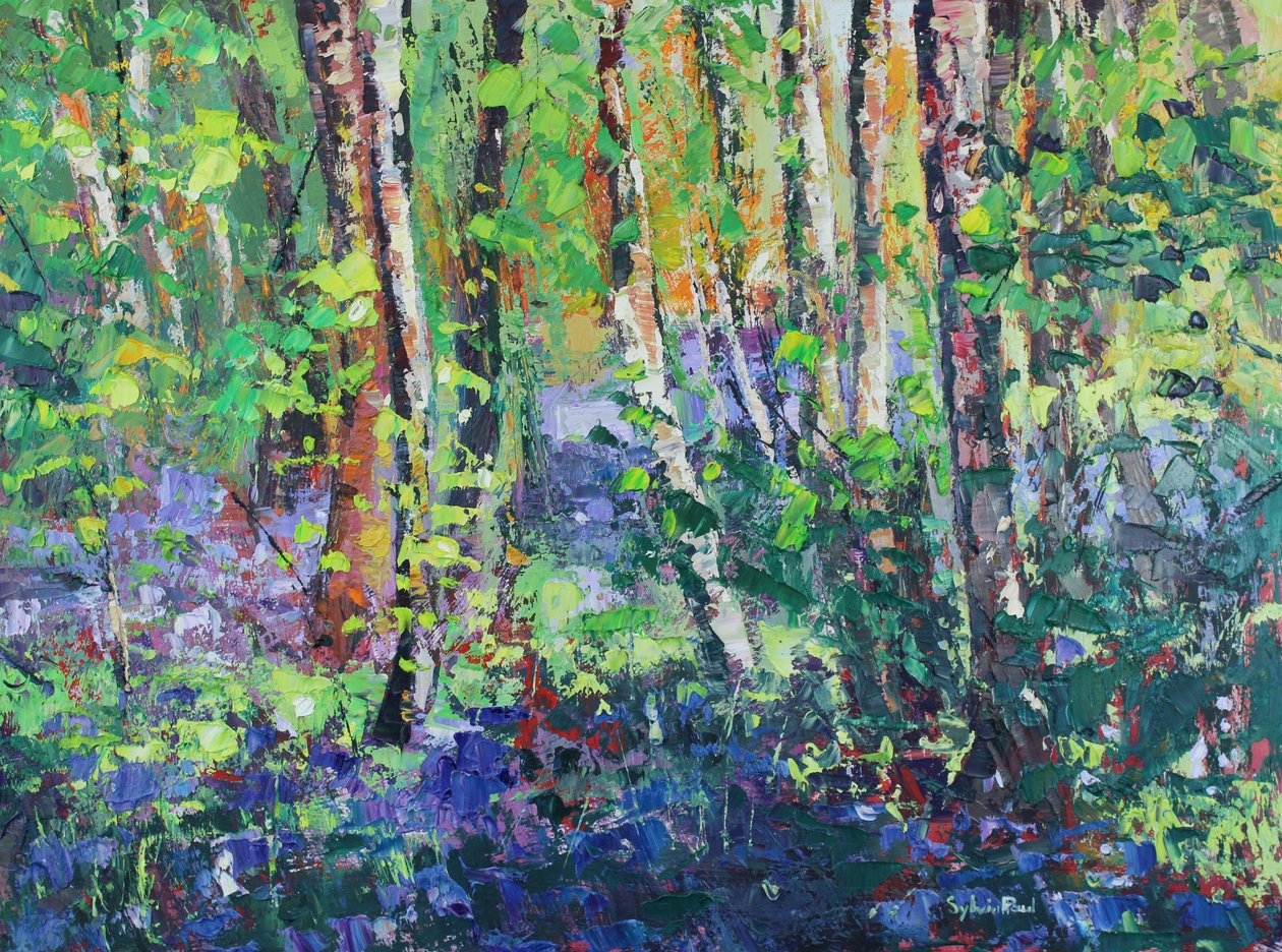 Jacinthes et feuilles dansantes - Sylvia Paul