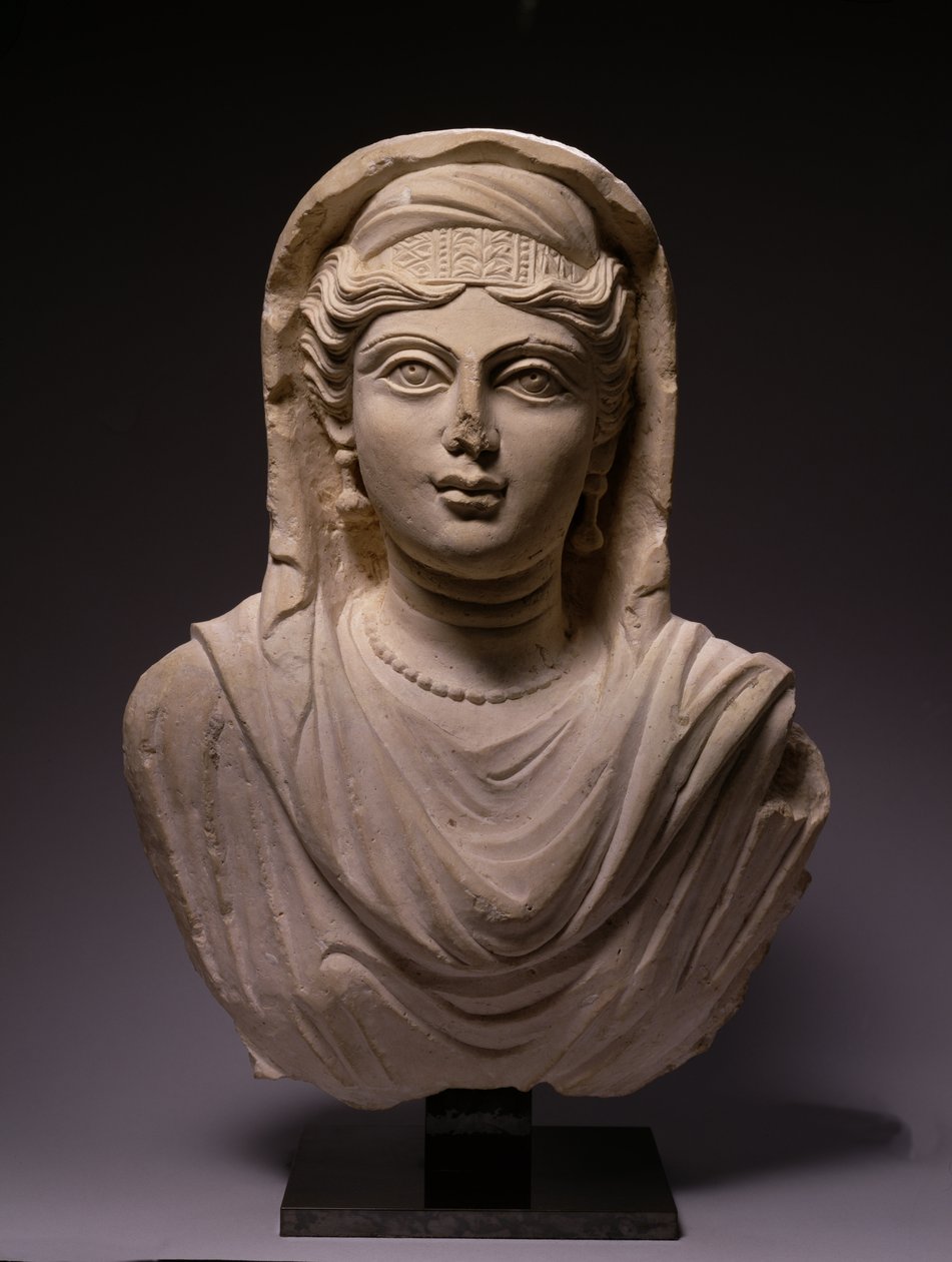 Buste féminin, de Palmyre, milieu du IIe siècle après J.-C. - Syrian