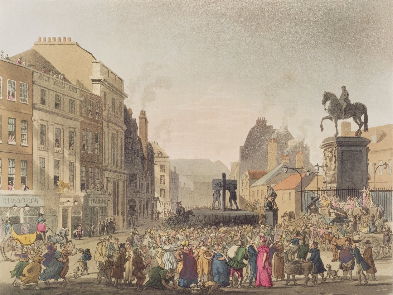 Le Pilori, gravé par J. Bluck de 