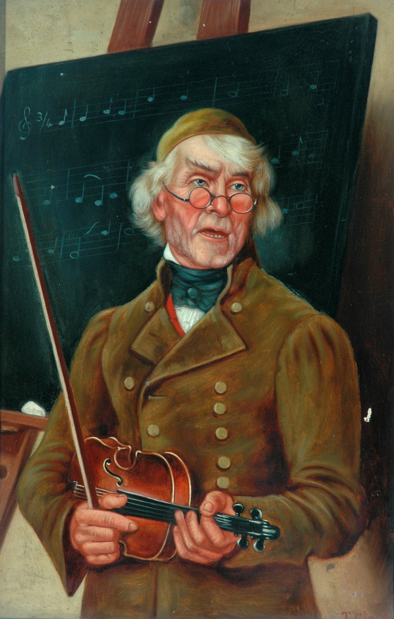 Musicien avec un violon - T. Clare