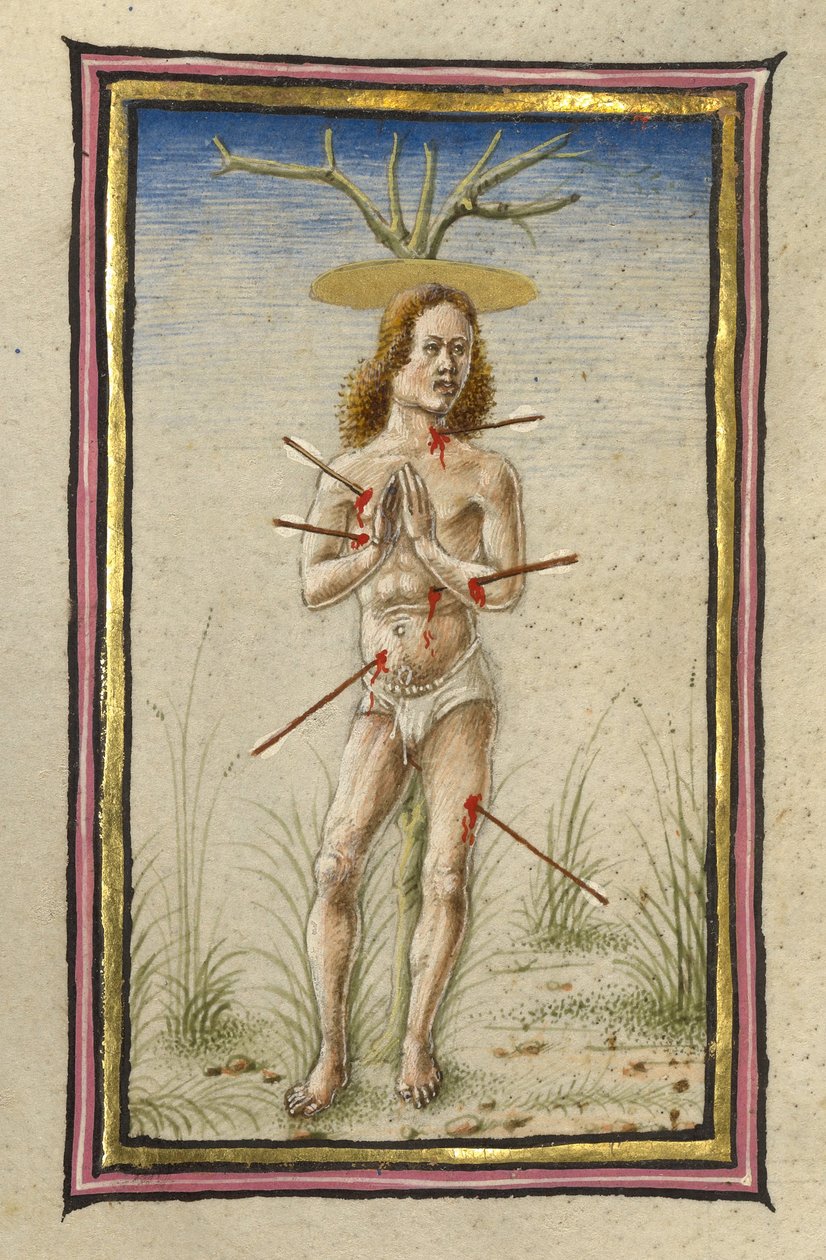 Le martyre de Saint Sébastien - Taddeo Crivelli