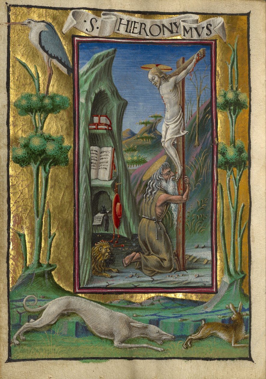 Saint Jérôme dans le désert - Taddeo Crivelli