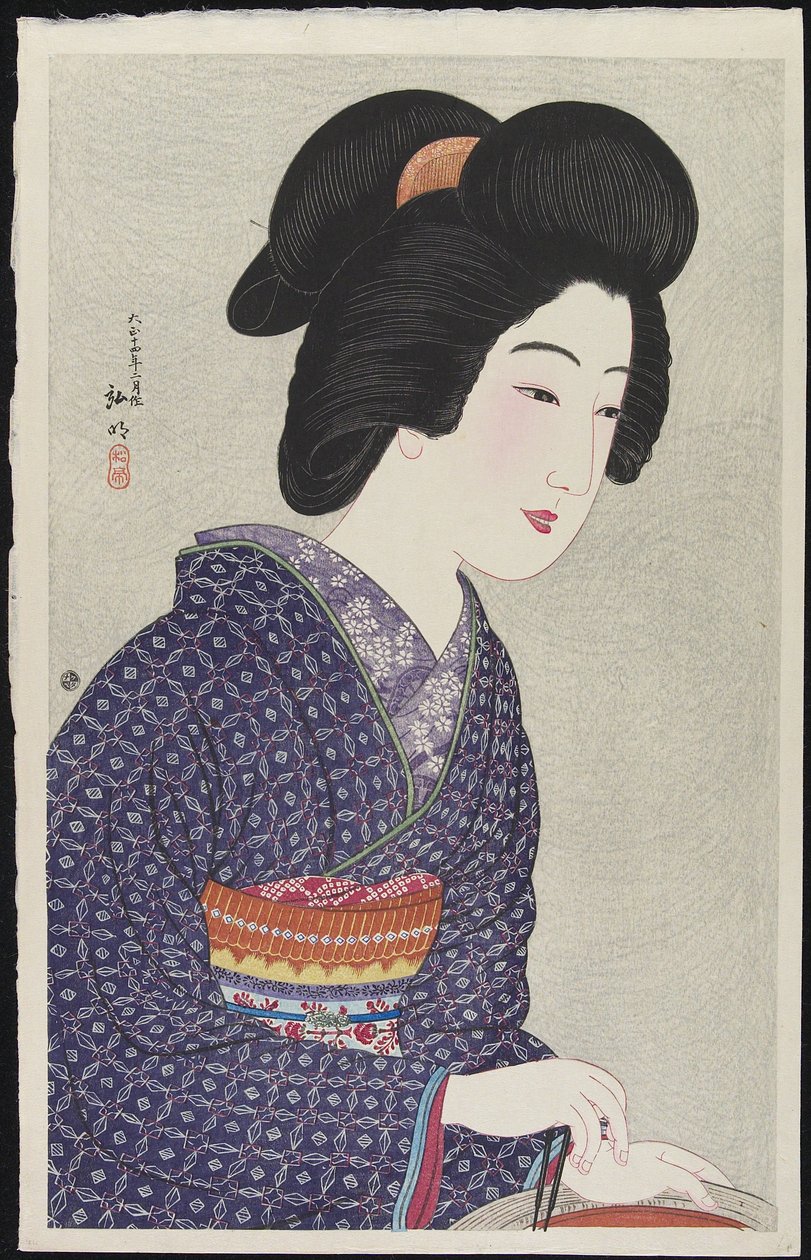 Femme assise près d
