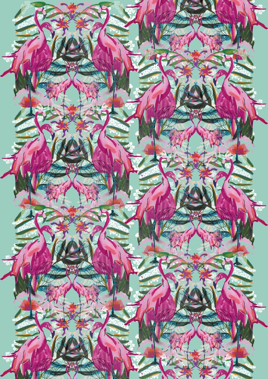 Flora Flamant rose - Tara Whitehead