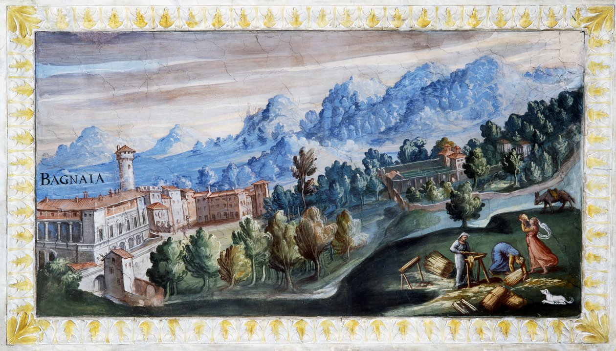 Vue de Bagnaia - Tarquinio Ligustri