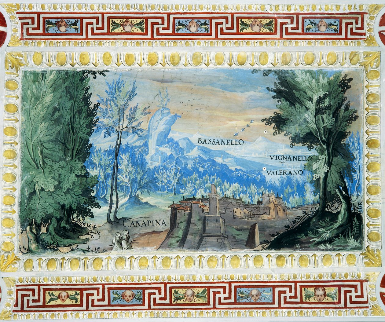Vue de Canepina - Tarquinio Ligustri