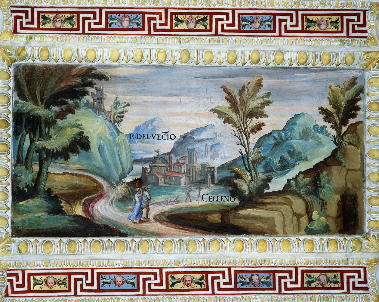 Vue de Celleno - Tarquinio Ligustri