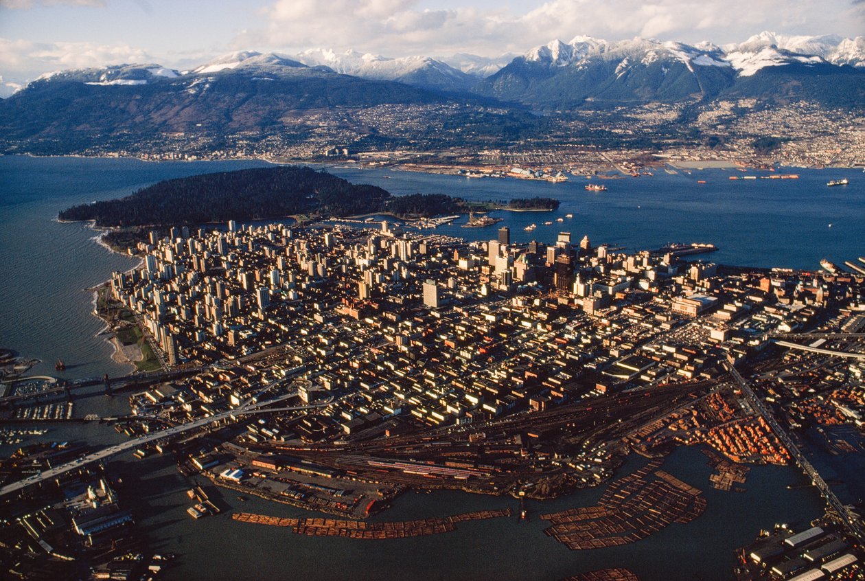 Vue aérienne de Vancouver - Ted Spiegel
