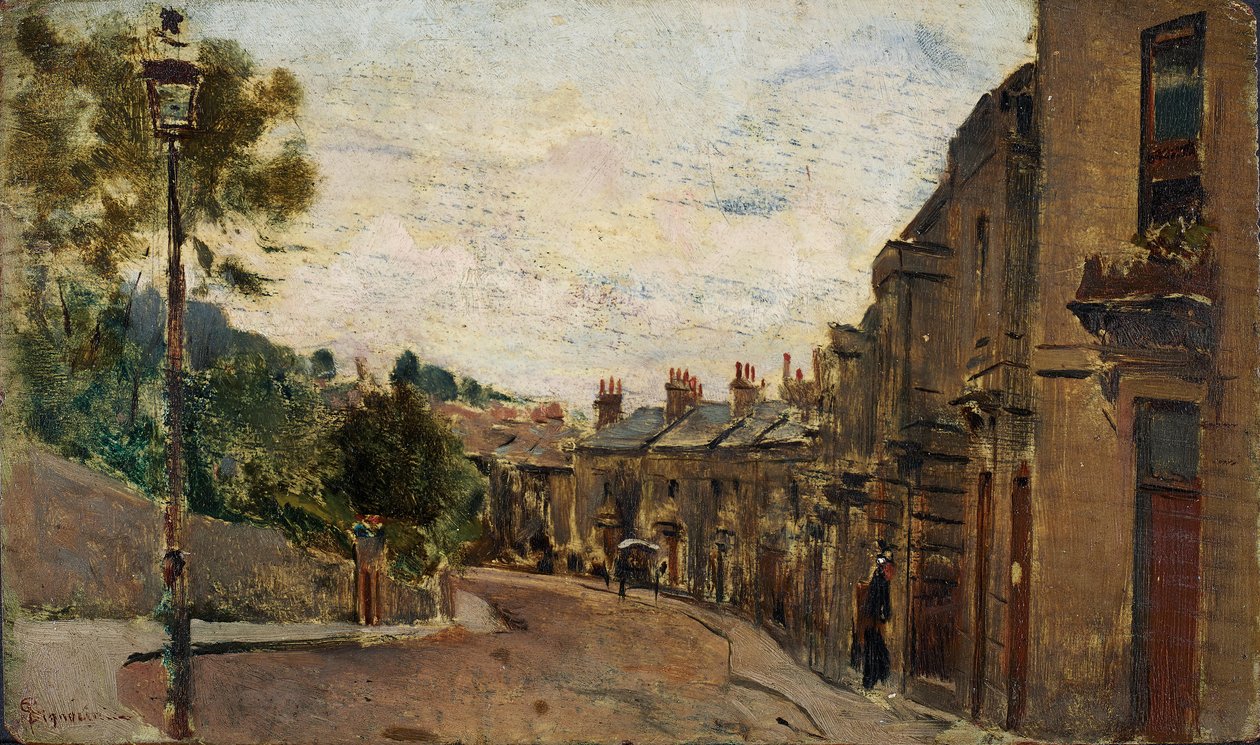 Bath, Berkeley Place - Telemaco Signorini