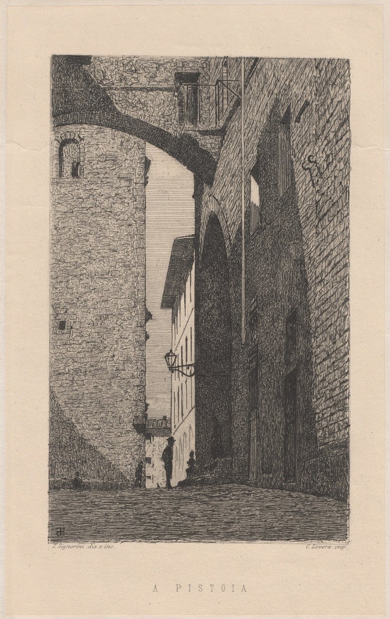 À Pistoia - Telemaco Signorini