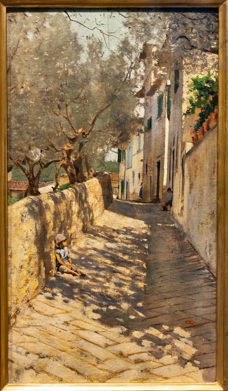 Allée vers la Capponcina - Telemaco Signorini