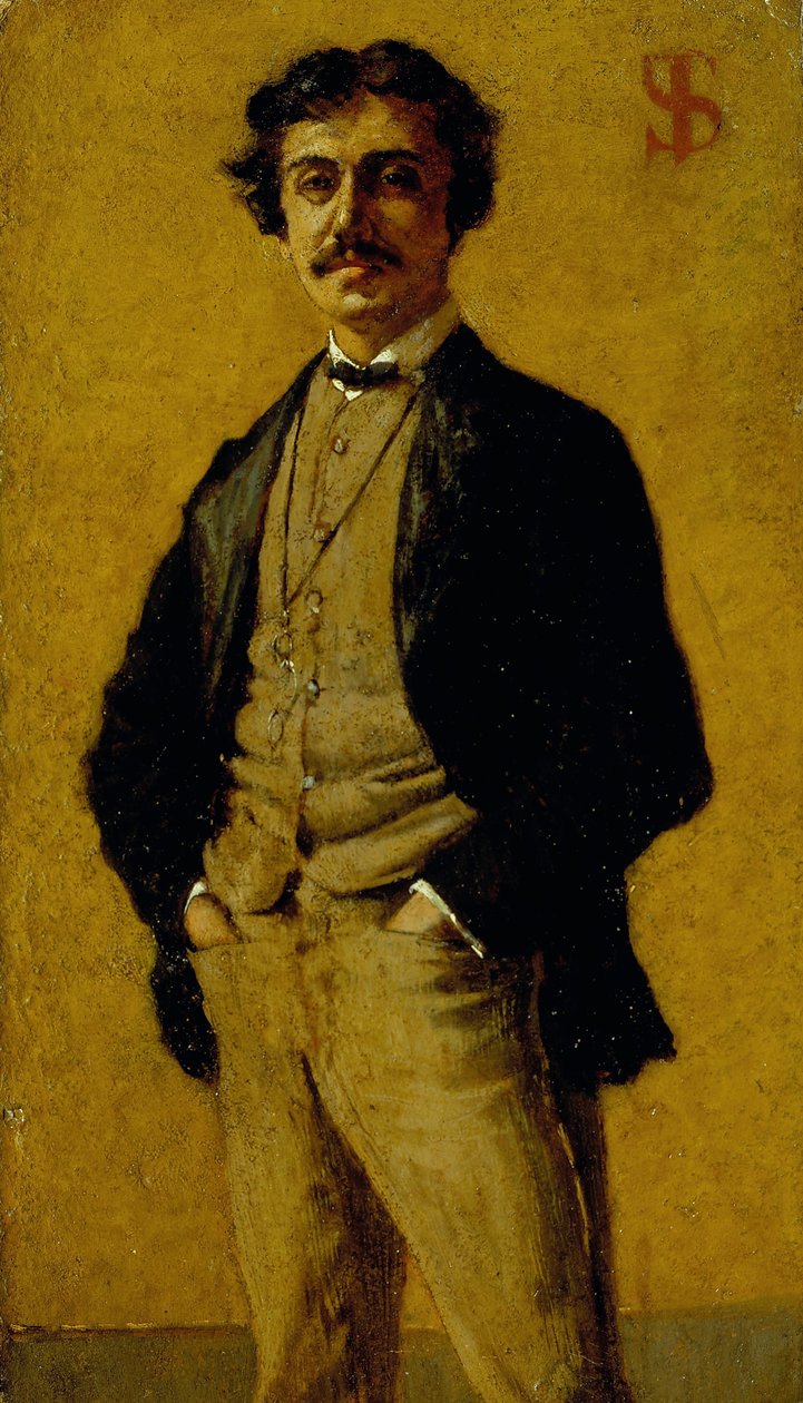 Portrait de Maurizio Angeli - Telemaco Signorini