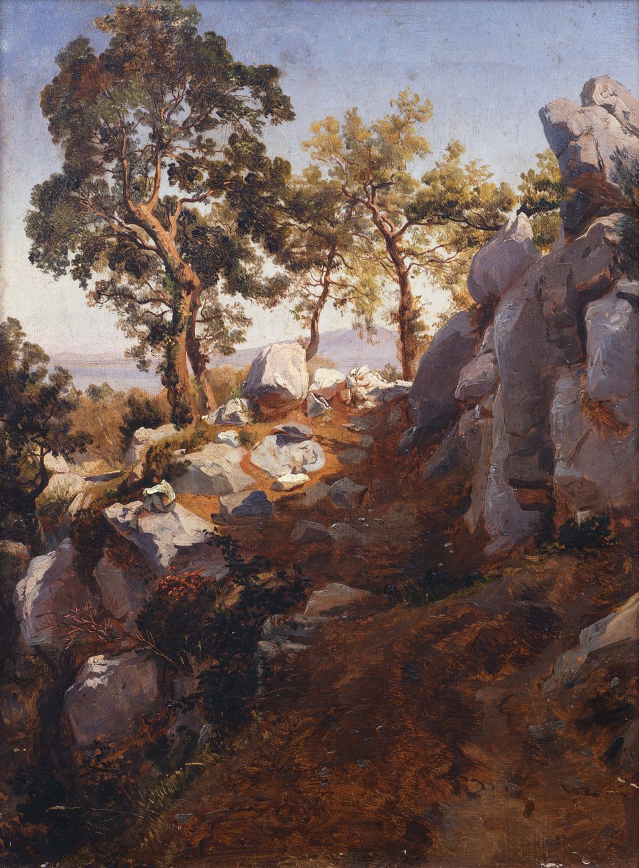 Paysage près de Gragnano - Teodoro Duclere