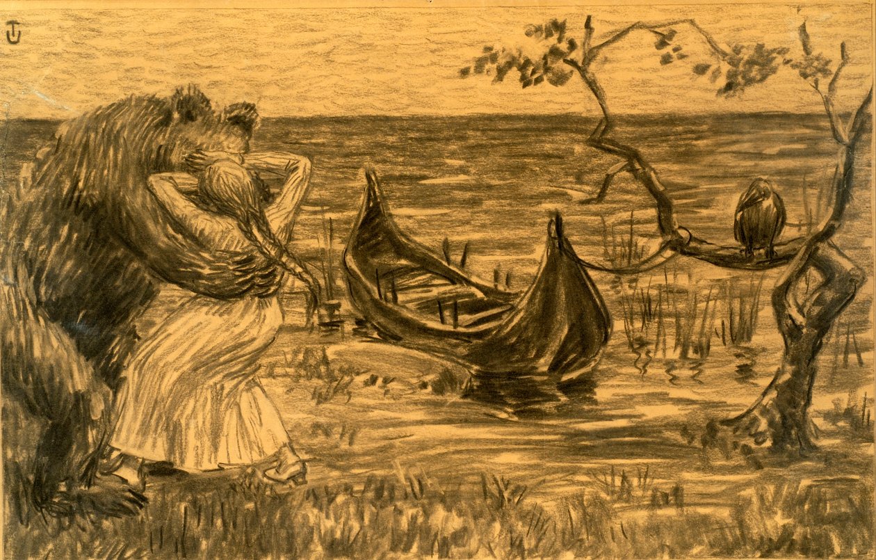 Ours et une fille - Teodors Ūders