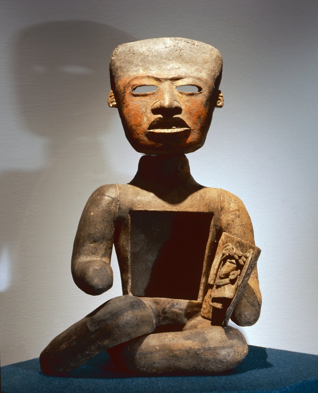 Figure assise avec estomac ouvert pour recevoir des offrandes (terre cuite) - Teotihuacan