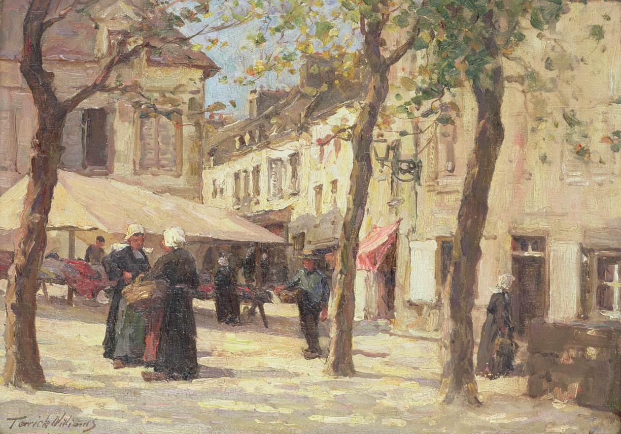 La place du marché, Quimperlé, Bretagne - Terrick Williams