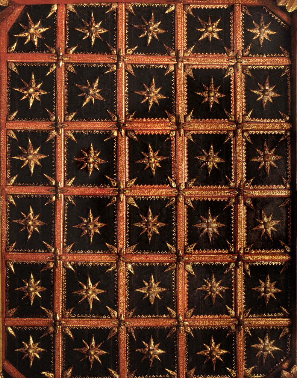 Plafond au Wat Phumin - Thai School
