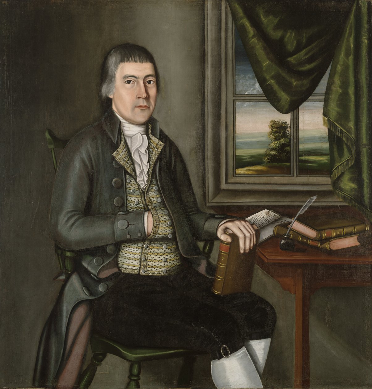 Dr Hezekiah Beardsley, vers 1788-90 - The Beardsley Limner