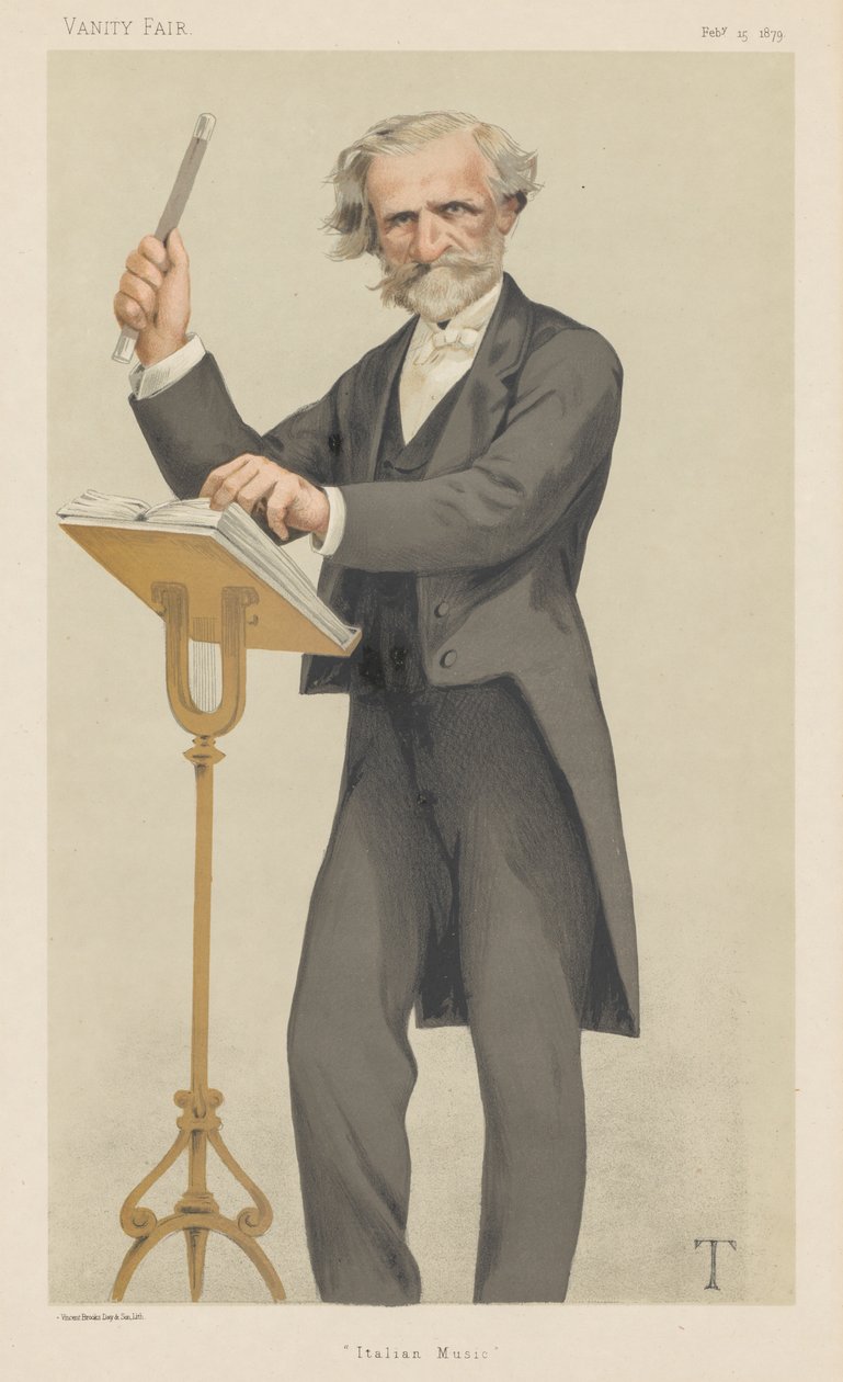 Vanity Fair : Musique italienne, 1879 - Theobald Chartran
