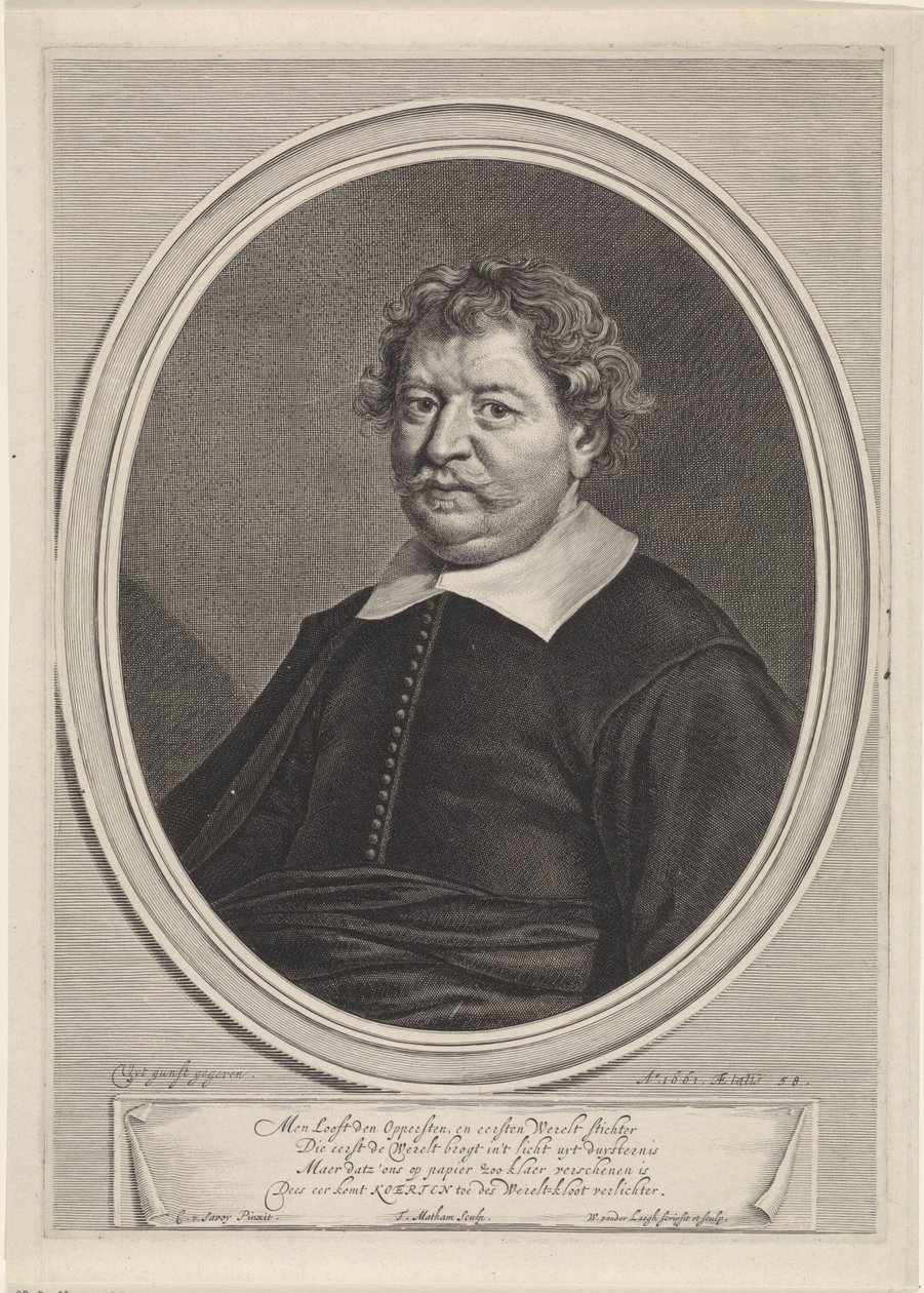 Portrait de Frans Koerten - Theodor Matham