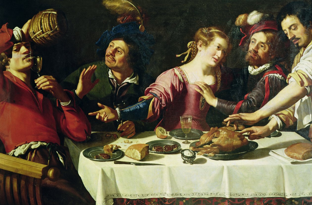 Le Repas - Theodor Rombouts