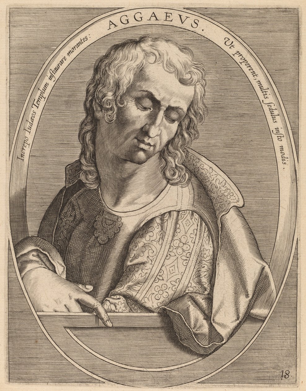 Aggée - Theodor Galle after Jan van der Straet