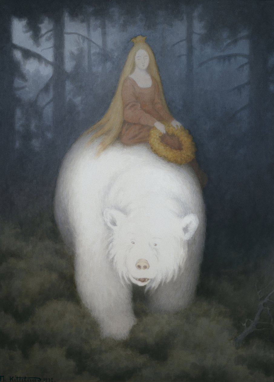 Le Roi Ours Blanc-Valemon - Theodor Kittelsen