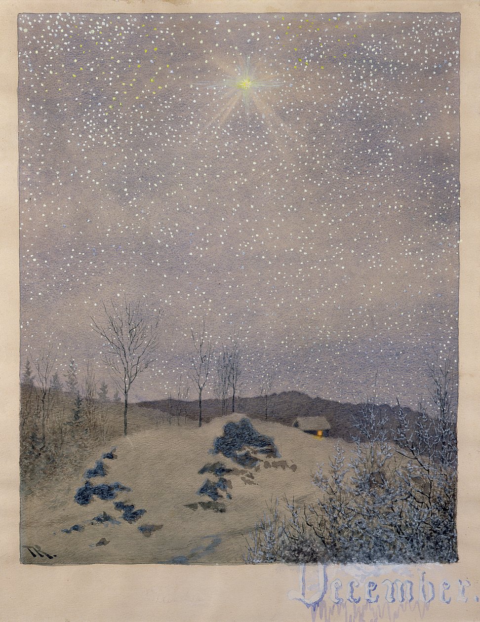 Décembre - Theodor Kittelsen
