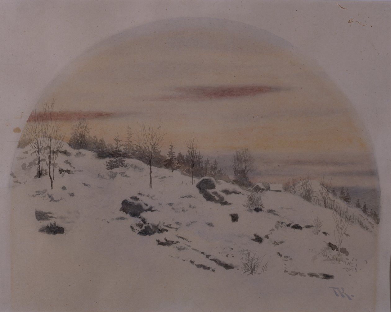 Février - Theodor Kittelsen