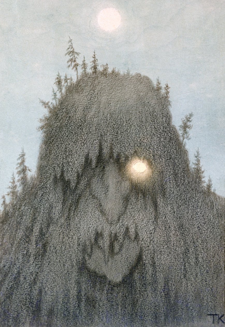 Troll de la forêt - Theodor Kittelsen