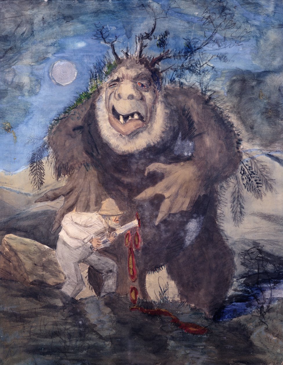 Troll de la forêt - Theodor Kittelsen