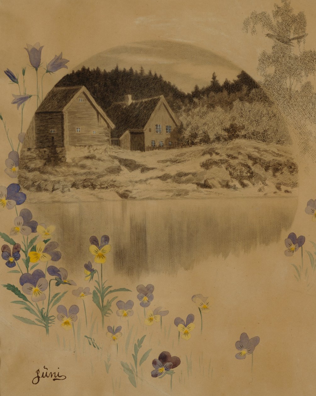 Juin - Theodor Kittelsen