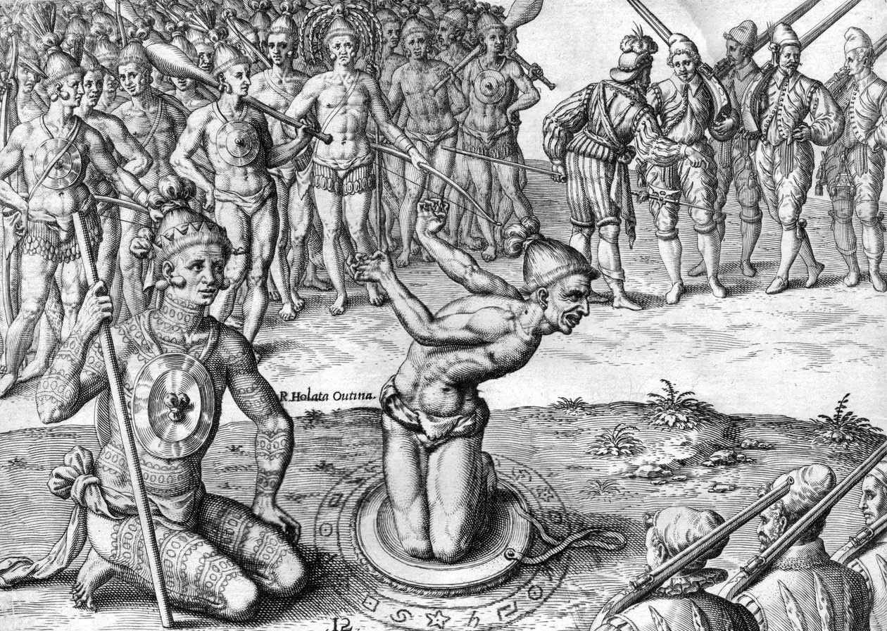 Chef indien Potano Utina - Theodor de Bry