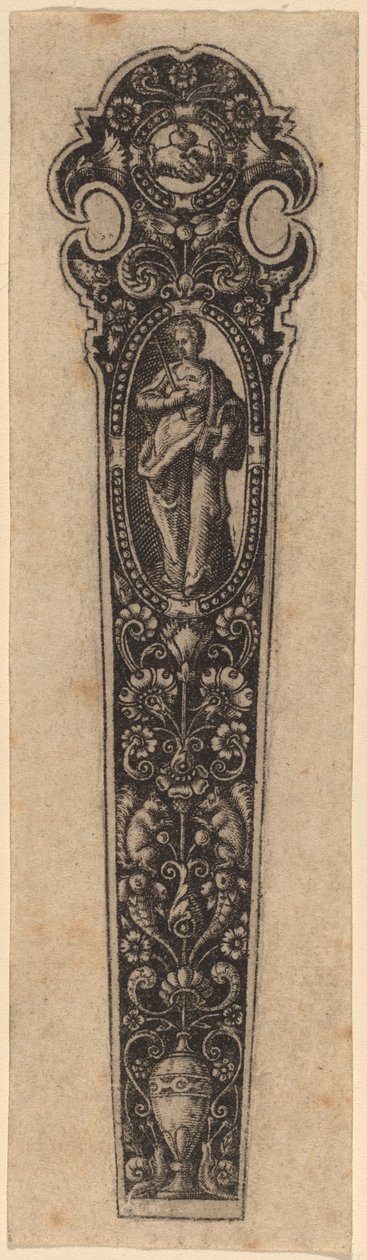 Ornement pour manche de couteau - Theodor de Bry