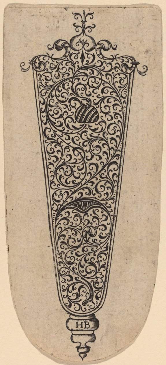 Ornement pour manche de couteau - Theodor de Bry