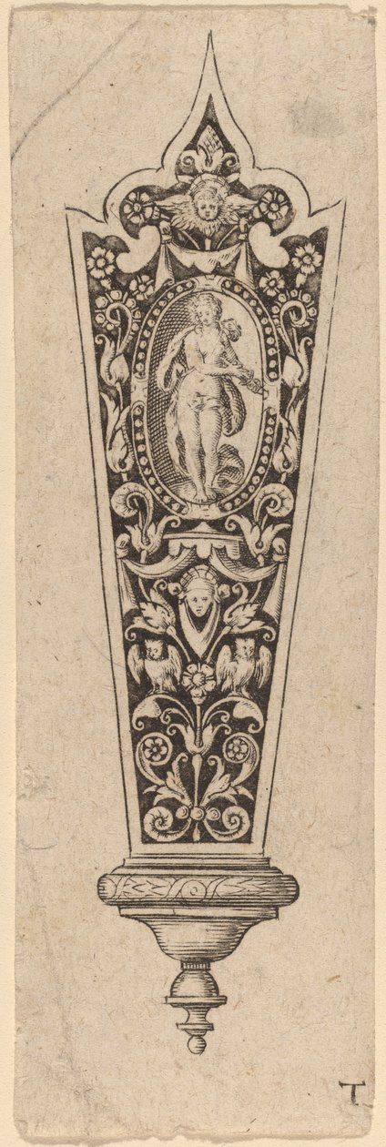 Ornement pour manche de couteau - Theodor de Bry