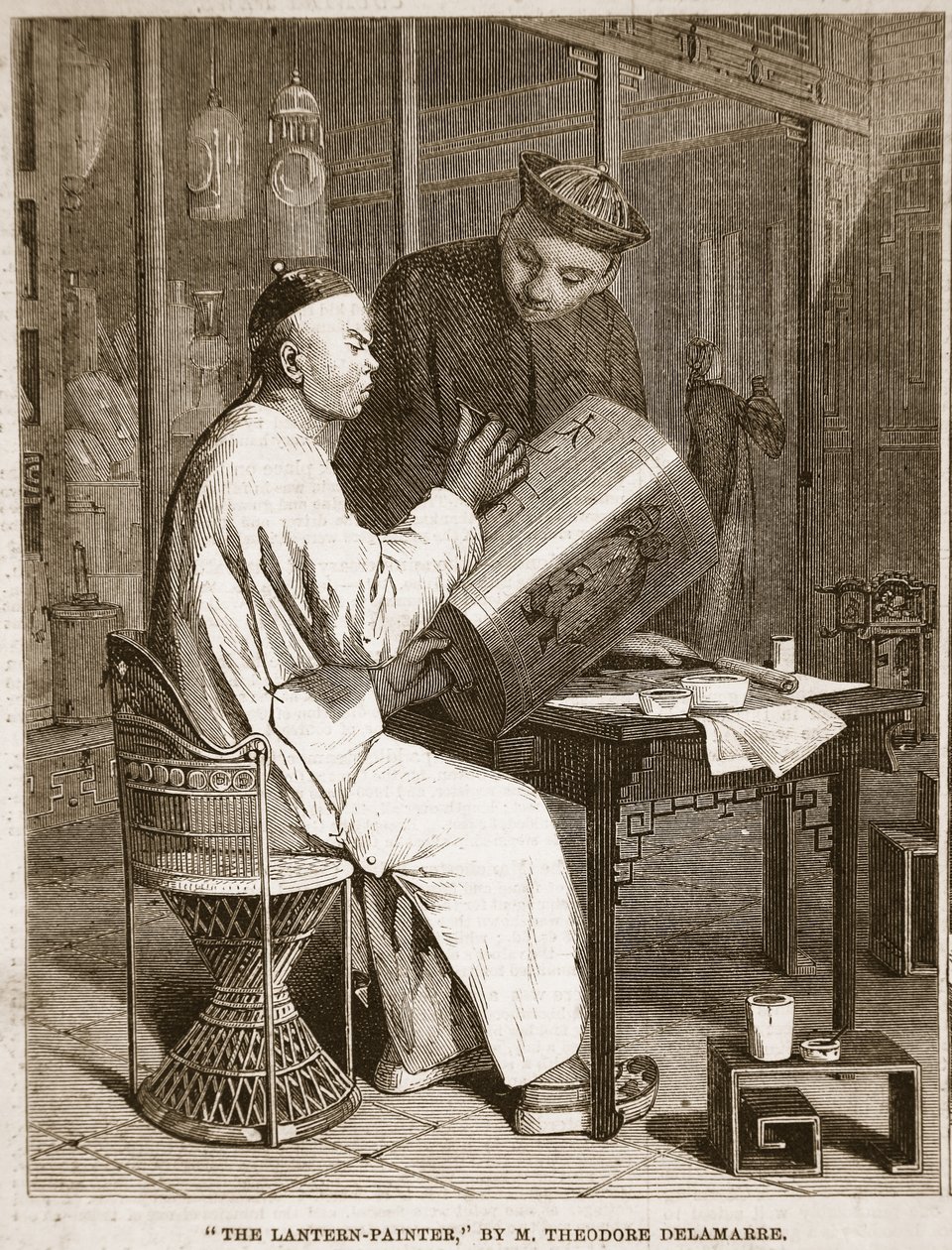 Le Peintre de lanternes, illustration de 