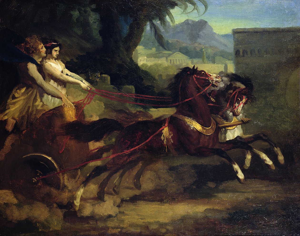 Course de chars antique, d