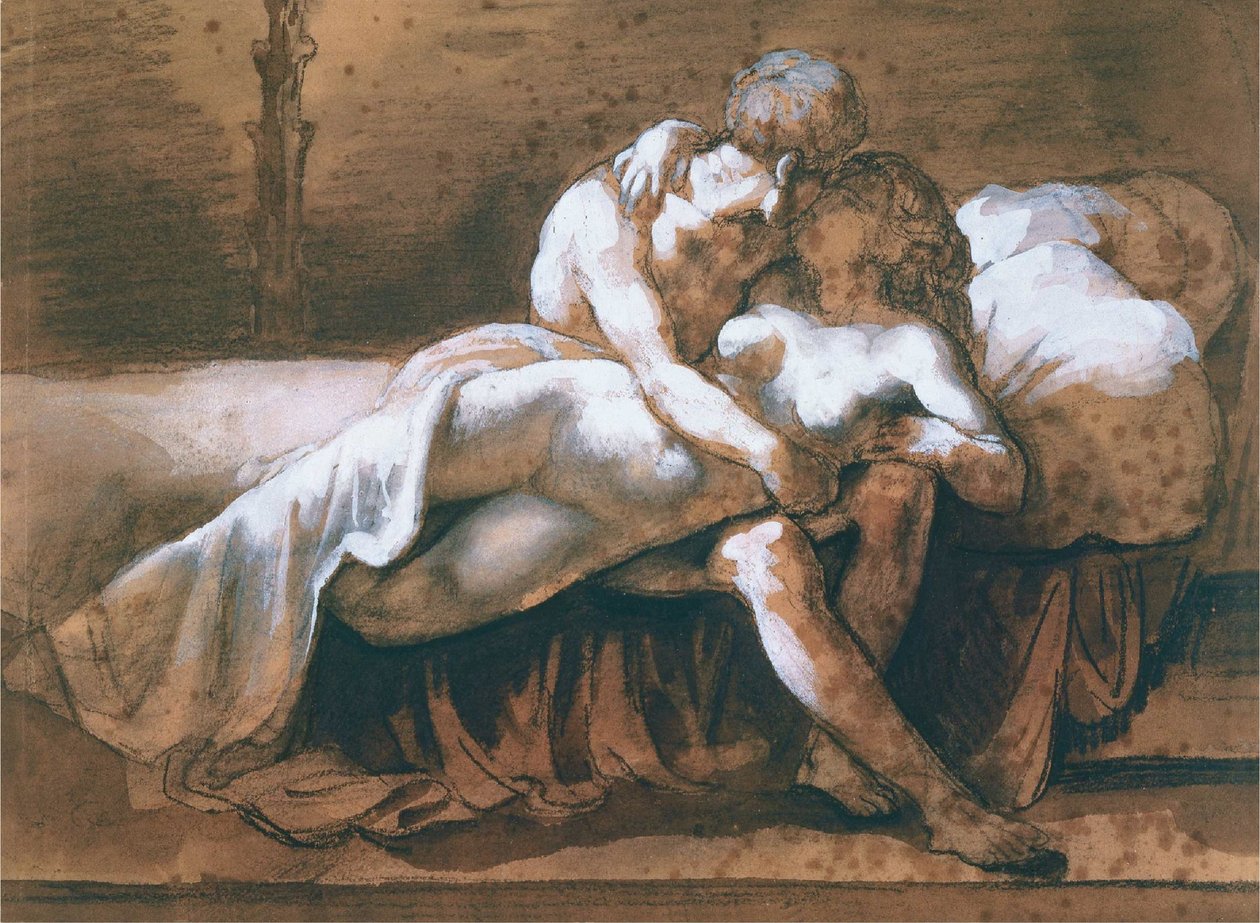 Le baiser - Theodore Gericault