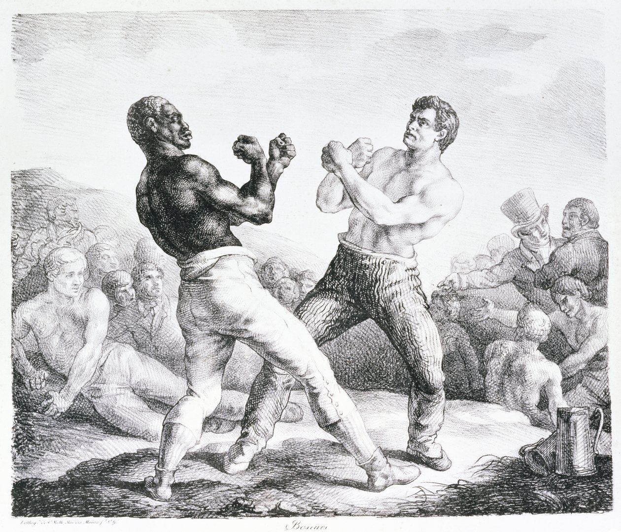 Les Boxeurs - Theodore Gericault