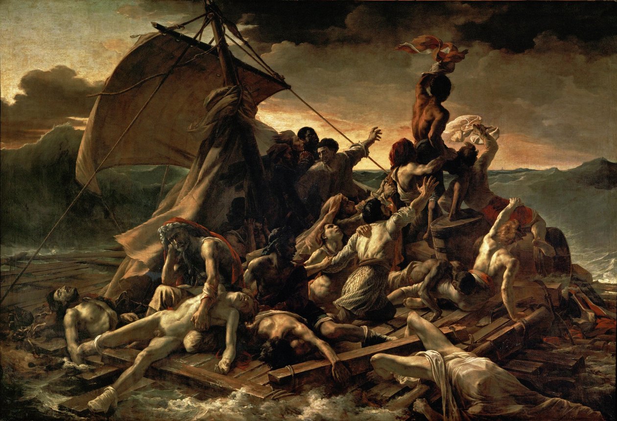 Le Radeau de la Méduse, 1819 - Theodore Gericault