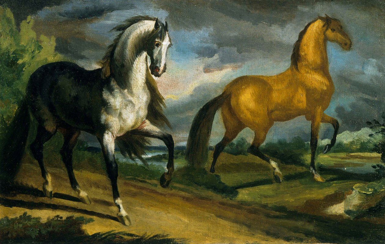 Deux chevaux - Theodore Gericault